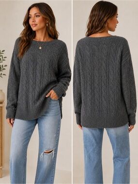 BP Charcoal Crewneck Men's Sweater